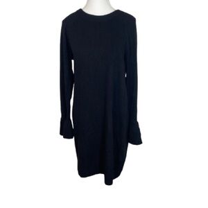 Banana Republic Elegant Black Long Sleeve Dress